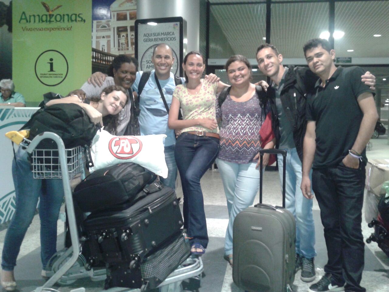  Jovens começam chegar em Manaus